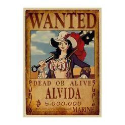 La Boutique One Piece Affiche Wanted One Piece Alvida