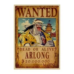 La Boutique One Piece Affiche Wanted One Piece Arlong