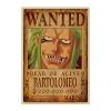 La Boutique One Piece Affiche Wanted One Piece Bartolomeo -Vêtements Soldes affiche wanted avis de recherche bartolomeo one piece
