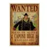 La Boutique One Piece Affiche Wanted One Piece Capone Bege