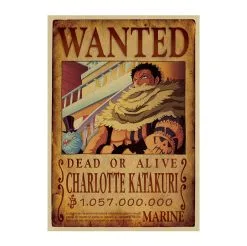 La Boutique One Piece Affiche Wanted One Piece Charlotte Katakuri