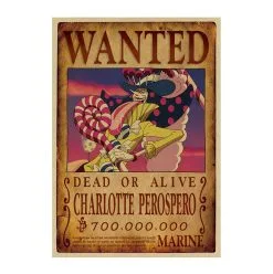La Boutique One Piece Affiche Wanted One Piece Charlotte Perospero