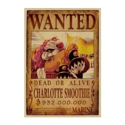 La Boutique One Piece Affiche Wanted One Piece Charlotte Smoothie