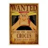 La Boutique One Piece Affiche Wanted One Piece Crocus -Vêtements Soldes affiche wanted avis de recherche crocus one piece