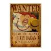 La Boutique One Piece Affiche Wanted One Piece Curly Dadan -Vêtements Soldes affiche wanted avis de recherche curly dadan one piece