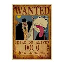 La Boutique One Piece Affiche Wanted One Piece Doc Q