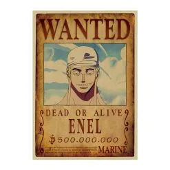 La Boutique One Piece Affiche Wanted One Piece Enel