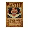 La Boutique One Piece Affiche Wanted One Piece Gol D. Roger -Vêtements Soldes affiche wanted avis de recherche gol d roger one piece