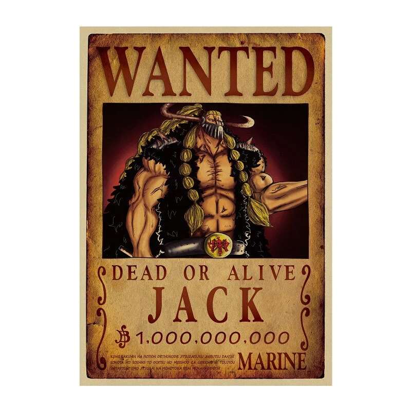 La Boutique One Piece Affiche Wanted One Piece Jack 3 La Boutique One Piece Affiche Wanted One Piece Jack