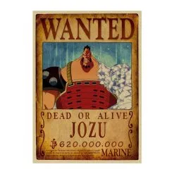 La Boutique One Piece Affiche Wanted One Piece Jozu