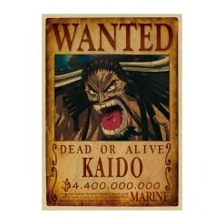 La Boutique One Piece Affiche Wanted One Piece Kaido