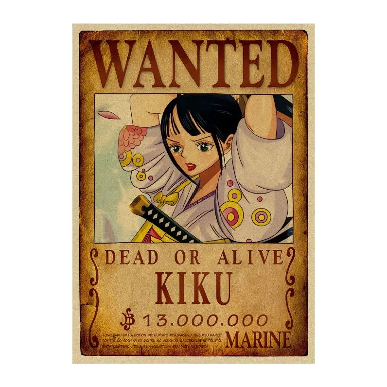 La Boutique One Piece Affiche Wanted One Piece Kikunojo 3 La Boutique One Piece Affiche Wanted One Piece Kikunojo
