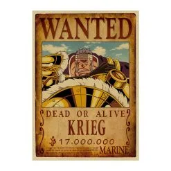 La Boutique One Piece Affiche Wanted One Piece Don Krieg