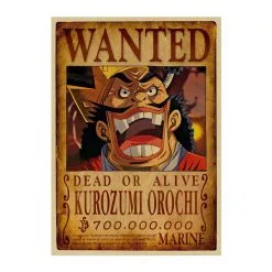 La Boutique One Piece Affiche Wanted One Piece Orochi Kurozumi