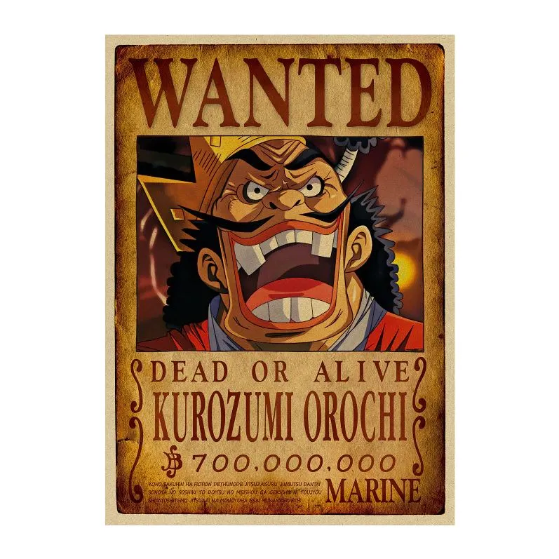 La Boutique One Piece Affiche Wanted One Piece Orochi Kurozumi 3 La Boutique One Piece Affiche Wanted One Piece Orochi Kurozumi