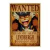 La Boutique One Piece Affiche Wanted One Piece Lindbergh -Vêtements Soldes affiche wanted avis de recherche lindbergh one piece