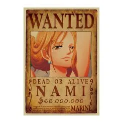 La Boutique One Piece Affiche Wanted One Piece Nami