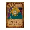 La Boutique One Piece Affiche Wanted One Piece Pedro