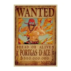 La Boutique One Piece Affiche Wanted One Piece Portgas D. Ace