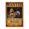 La Boutique One Piece Affiche Wanted One Piece Raizo -Vêtements Soldes affiche wanted avis de recherche raizo one piece