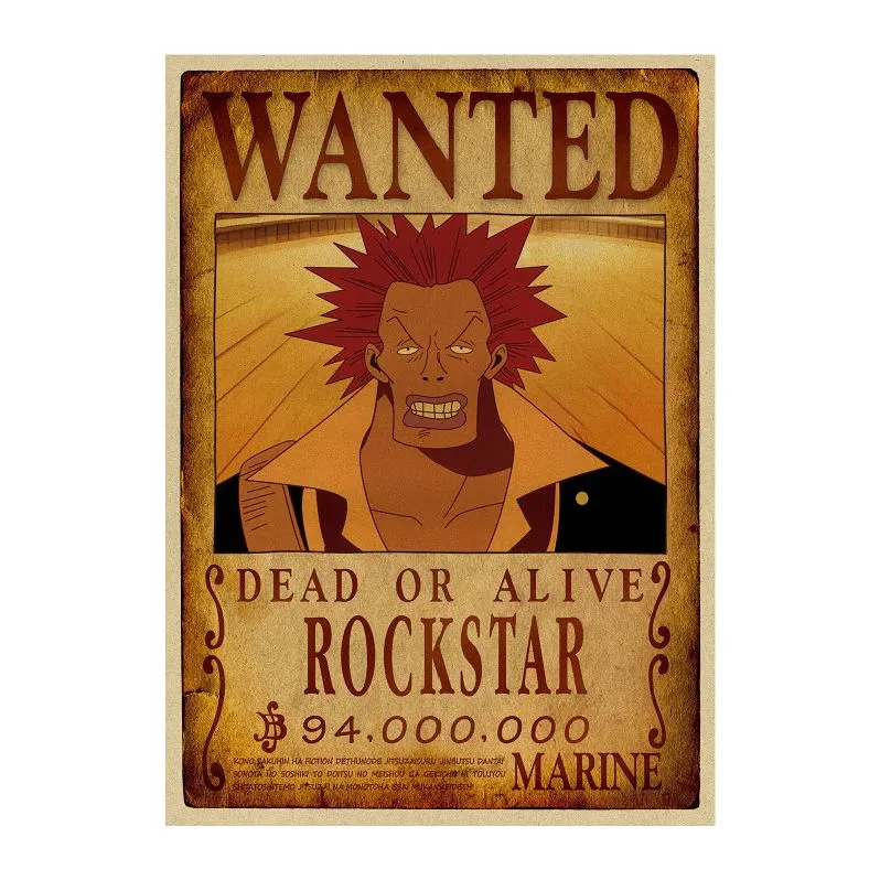 La Boutique One Piece Affiche Wanted One Piece Rockstar 3 La Boutique One Piece Affiche Wanted One Piece Rockstar