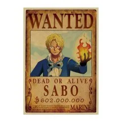 La Boutique One Piece Affiche Wanted One Piece Sabo