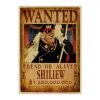 La Boutique One Piece Affiche Wanted One Piece Shiliew -Vêtements Soldes affiche wanted avis de recherche shiliew one piece