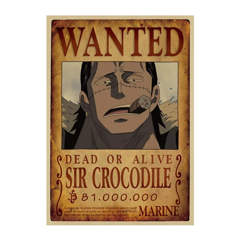 La Boutique One Piece Affiche Wanted One Piece Sir Crocodile 3 La Boutique One Piece Affiche Wanted One Piece Sir Crocodile