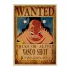 La Boutique One Piece Affiche Wanted One Piece Vasco Shot -Vêtements Soldes affiche wanted avis de recherche vasco shot one piece