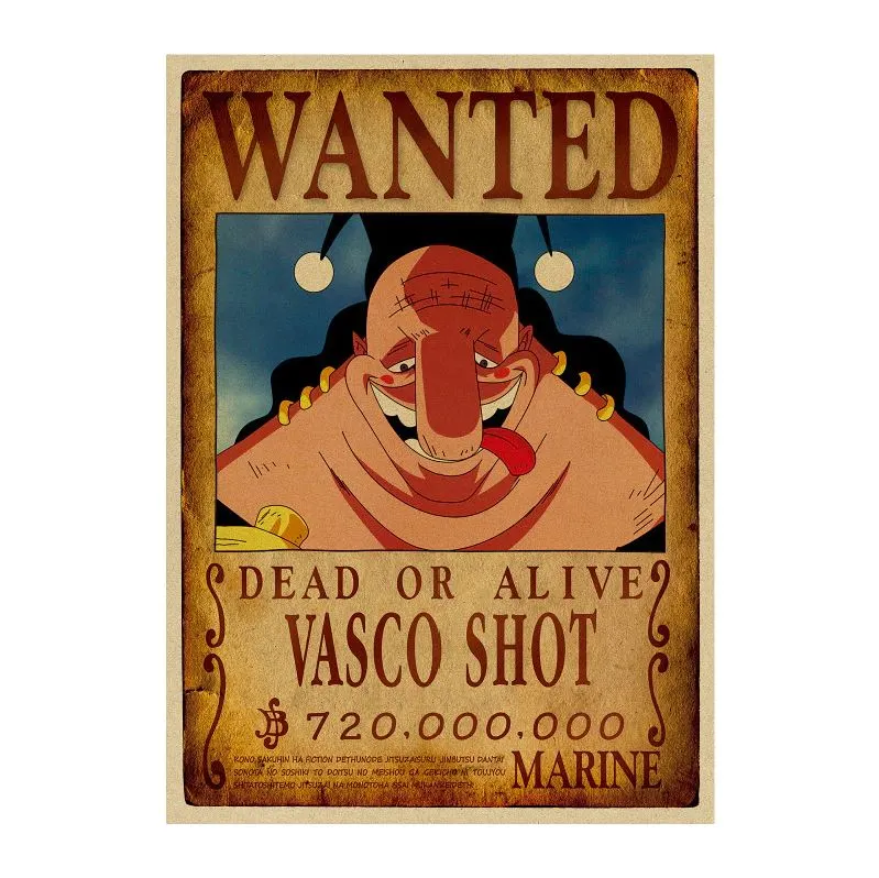 La Boutique One Piece Affiche Wanted One Piece Vasco Shot 3 La Boutique One Piece Affiche Wanted One Piece Vasco Shot