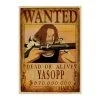 La Boutique One Piece Affiche Wanted One Piece Yassop -Vêtements Soldes affiche wanted avis de recherche yasopp one piece