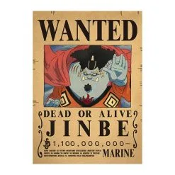 La Boutique One Piece Affiche Wanted One Piece Jinbe 2