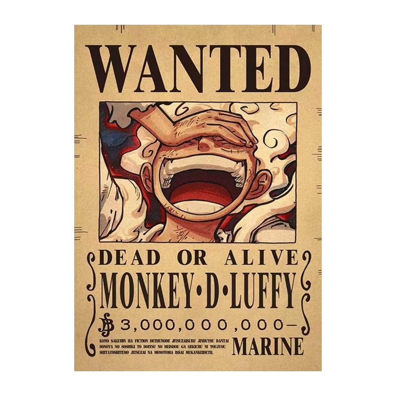 La Boutique One Piece Affiche Wanted One Piece Monkey D. Luffy 2 3 La Boutique One Piece Affiche Wanted One Piece Monkey D. Luffy 2