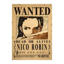 La Boutique One Piece Affiche Wanted One Piece Nico Robin 2