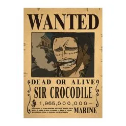 La Boutique One Piece Affiche Wanted One Piece Sir Crocodile 2