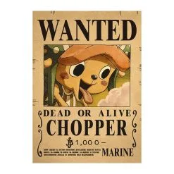 La Boutique One Piece Affiche Wanted One Piece Tony Chopper 2