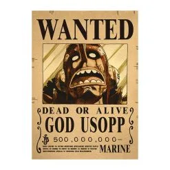 La Boutique One Piece Affiche Wanted One Piece Usopp 2