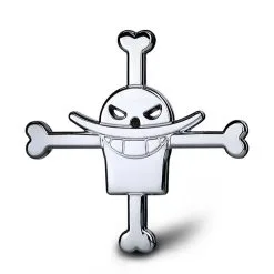 La Boutique One Piece Autocollant One Piece Métal Barbe Blanche