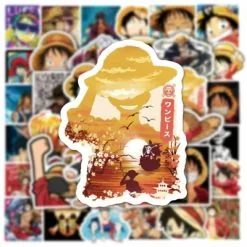 La Boutique One Piece Autocollants One Piece Pack Luffy -Vêtements Soldes autocollants one piece pack luffy 3