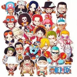 La Boutique One Piece Autocollants One Piece Pack Animation
