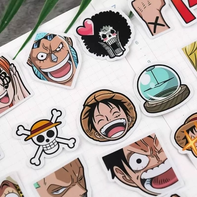 La Boutique One Piece Autocollants One Piece Pack Faces 3 La Boutique One Piece Autocollants One Piece Pack Faces