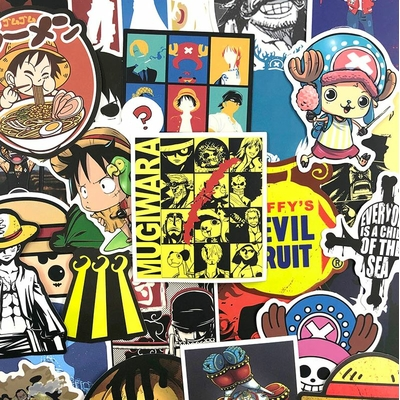 La Boutique One Piece Autocollants One Piece Pack Logos 2 4 La Boutique One Piece Autocollants One Piece Pack Logos 2 – Image 2