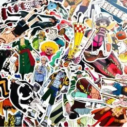 La Boutique One Piece Autocollants One Piece Pack Réaliste -Vêtements Soldes autocollants pack realiste one piece 1