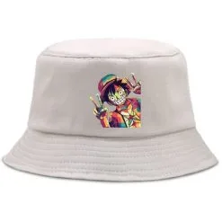 La Boutique One Piece Bob One Piece Luffy Color -Vêtements Soldes bob one piece luffy colore beige