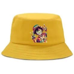 La Boutique One Piece Bob One Piece Luffy Color -Vêtements Soldes bob one piece luffy colore jaune