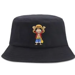 La Boutique One Piece Bob One Piece Luffy Happy -Vêtements Soldes bob one piece luffy happy noir