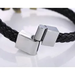 La Boutique One Piece Bracelet One Piece Cuir Gold -Vêtements Soldes bracelet cuir or one piece 2