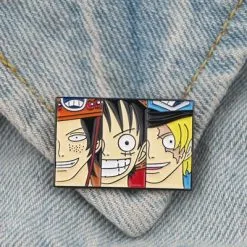 La Boutique One Piece Broche One Piece Luffy Ace Sabo -Vêtements Soldes broche one piece luffy ace sabo 4