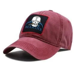 La Boutique One Piece Casquette One Piece Marine -Vêtements Soldes casquette one piece la marine bordeaux