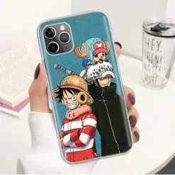 La Boutique One Piece Coque IPhone One Piece Luffy & Law